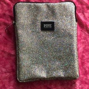 PINK gold glitter iPad/tablet case